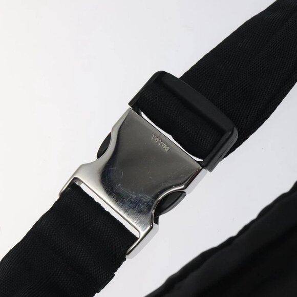 PRADA Waist bag Nylon Black Silver Auth 116632V - Picture 11 of 16